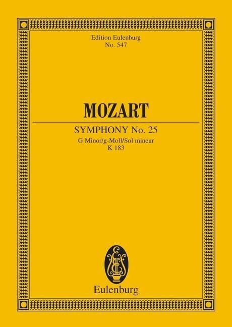 Mozart: Symphony No. 25 G minor KV 183 (Study Score) published by Eulenburg